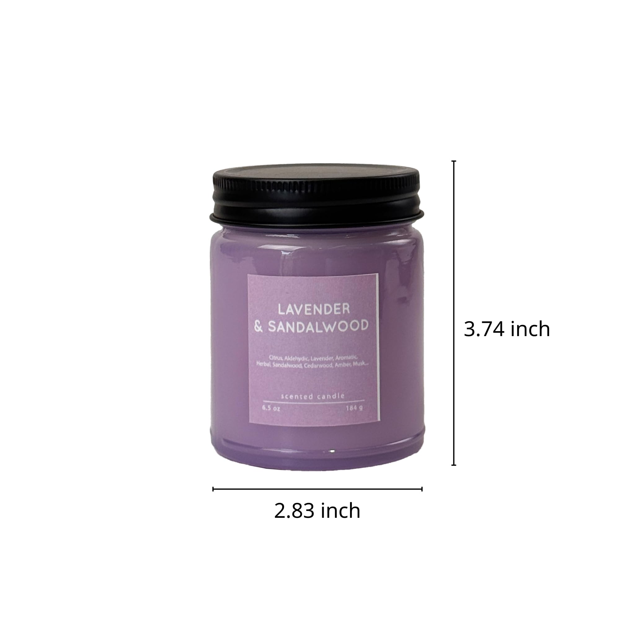 CW Studio candle with lid and front label elevates room aesthetics.