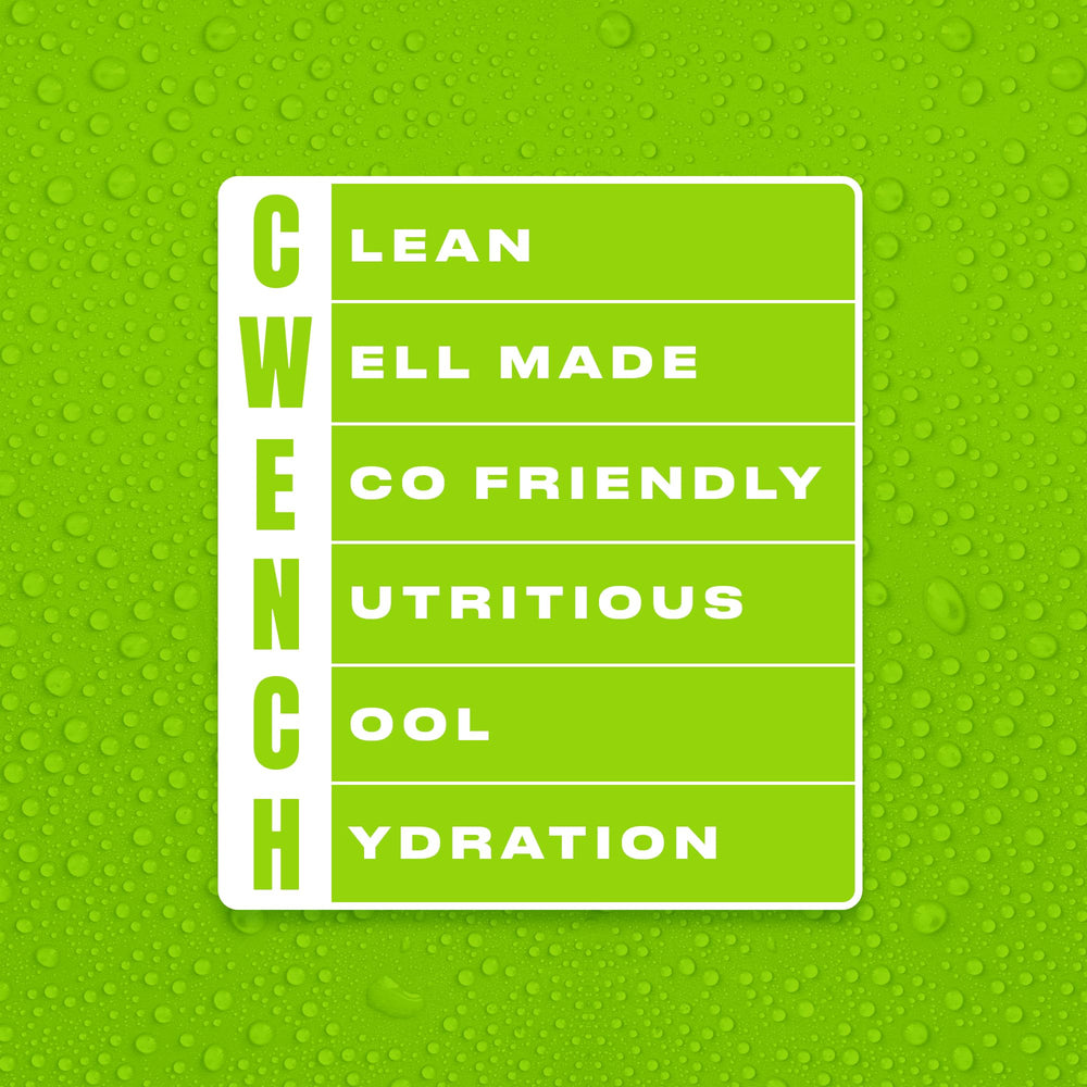 Cwench Hydration Cherry Lime gym bag companion for on-the-go hydration