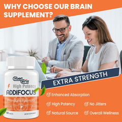 CyberCerix ingredient blend graphic highlighting natural nootropics and vitamins.