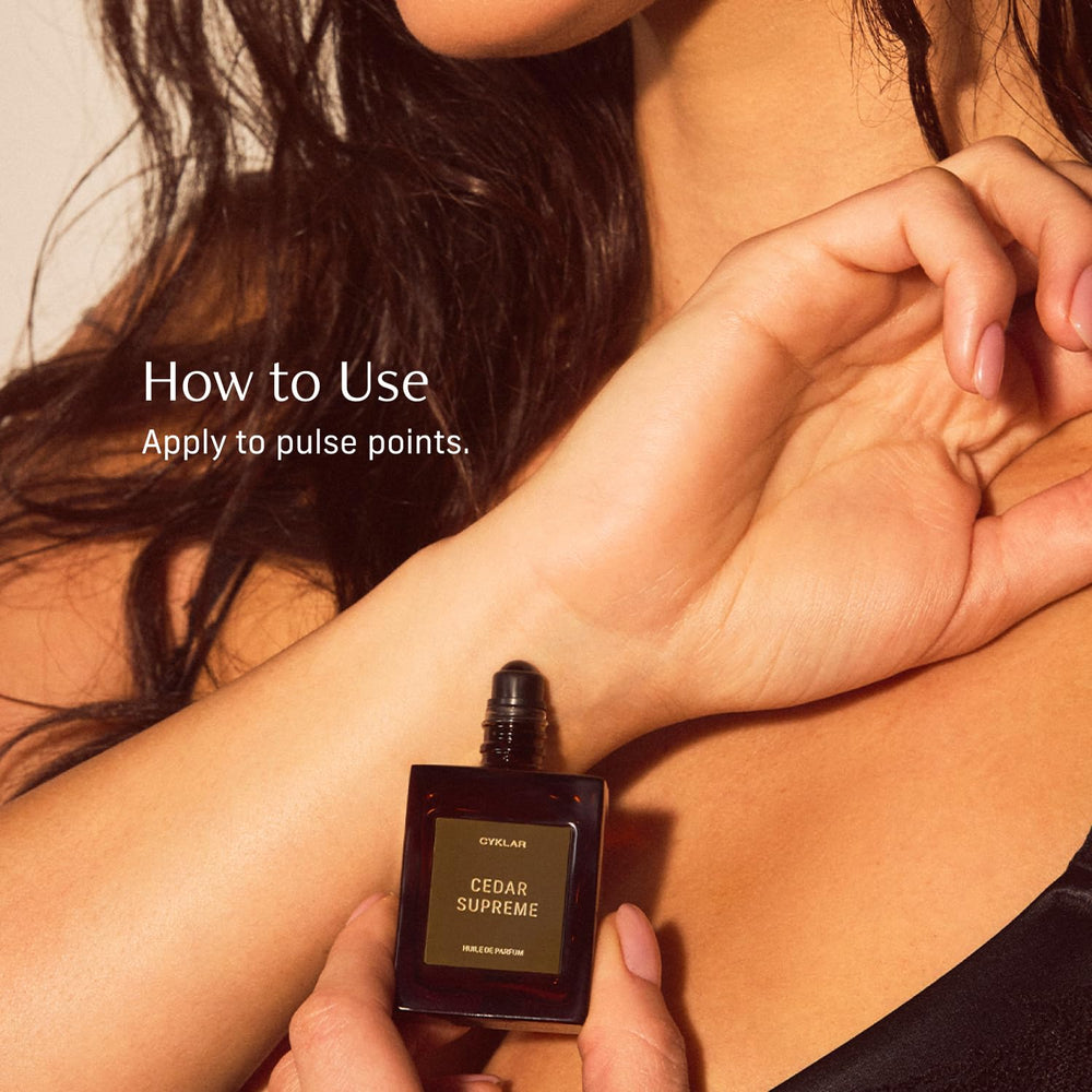 CYKLAR Cedar Supreme scent blends citrus, florals, and woods for sophistication