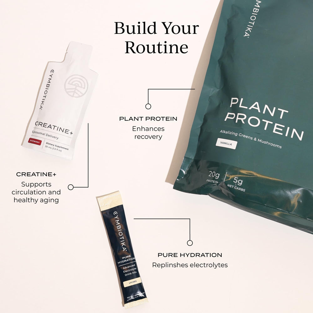 CYMBIOTIKA Creatine+ gluten-free vegan badge