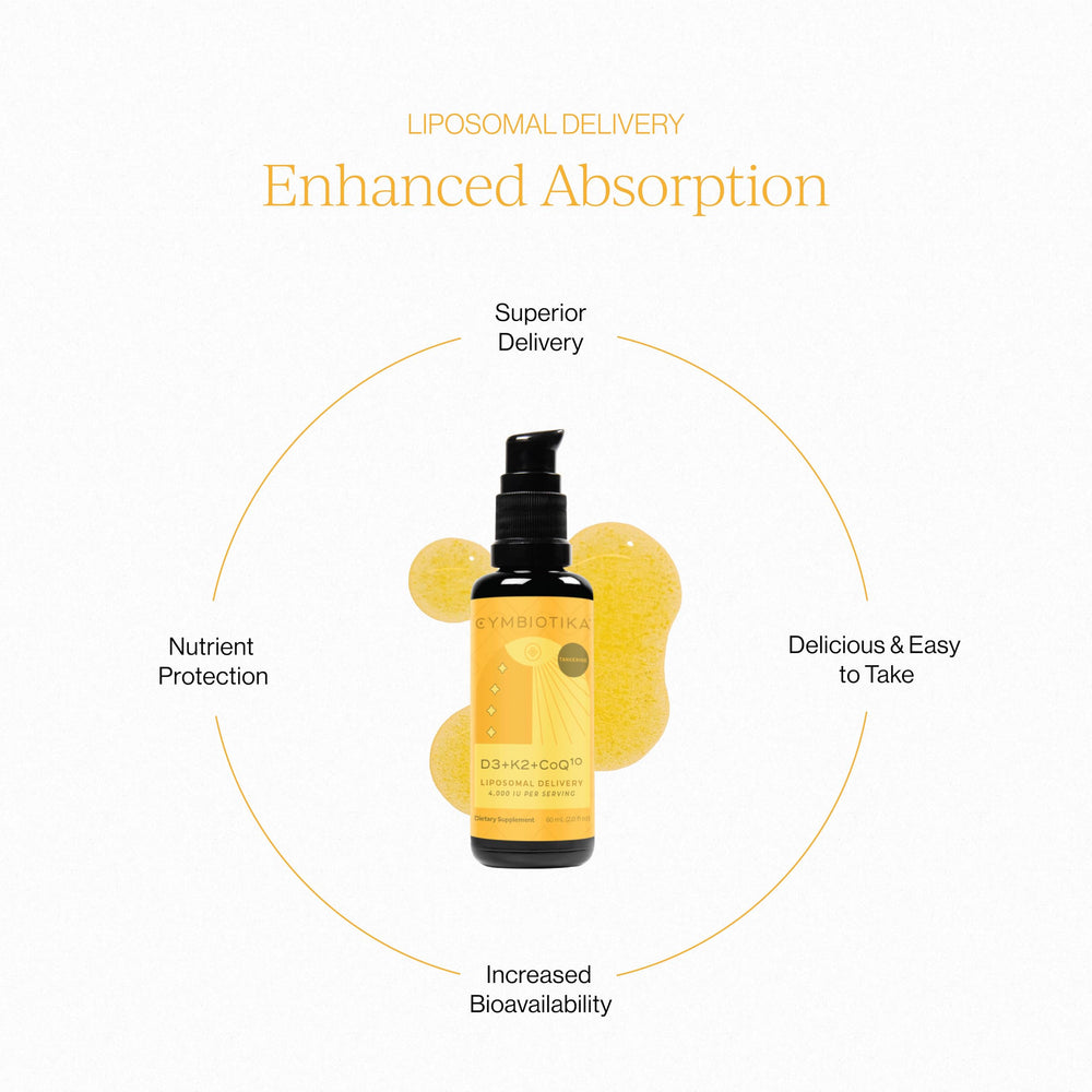 CYMBIOTIKA heart and bone support liquid bottle for wellness.