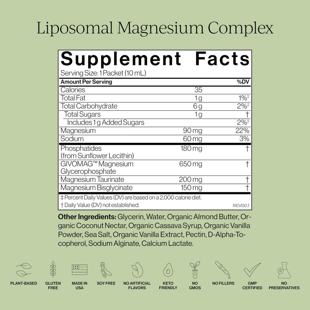 CYMBIOTIKA Liposomal Magnesium Complex relaxation scene conveys mood balance