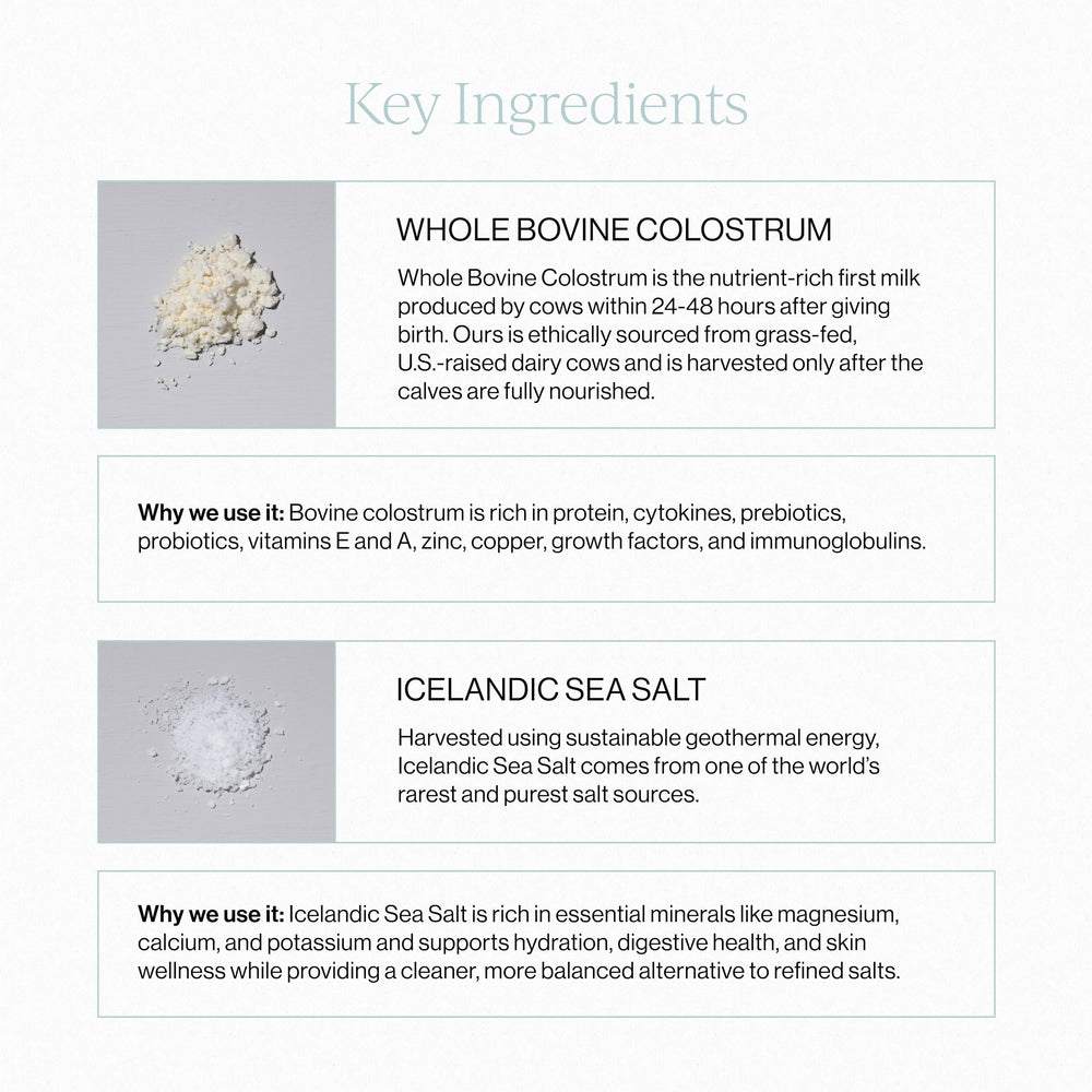 CYMBIOTIKA Liquid Colostrum packet opened for convenient use.