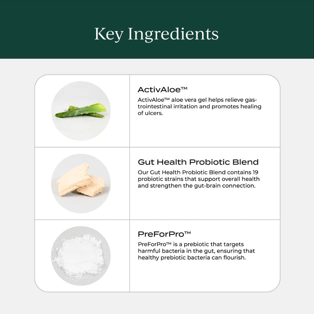 CYMBIOTIKA label close-up emphasizing 19 strains and herbal synergy for balance.