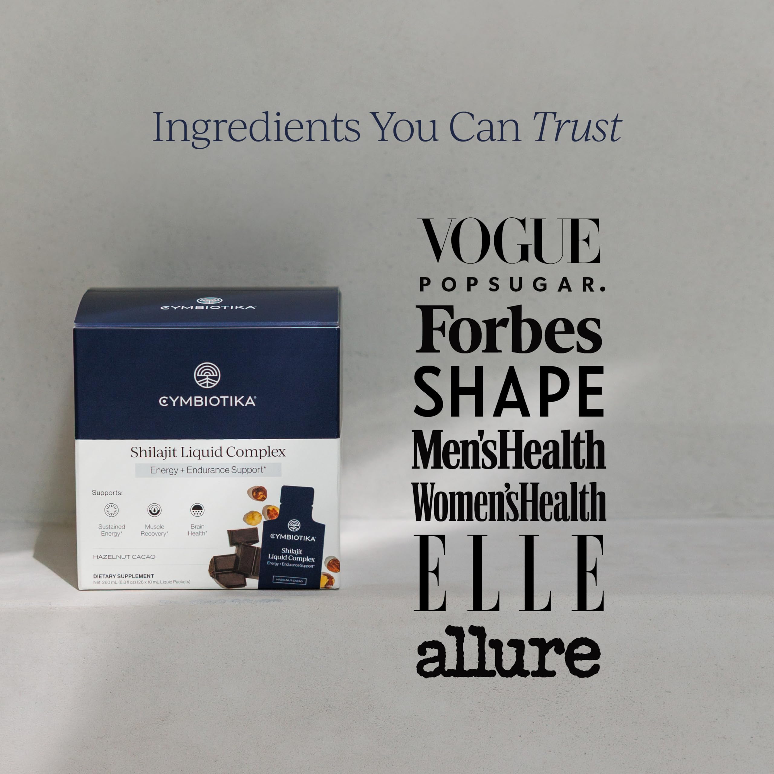 CYMBIOTIKA Shilajit Liquid Complex focus at desk during work or study.