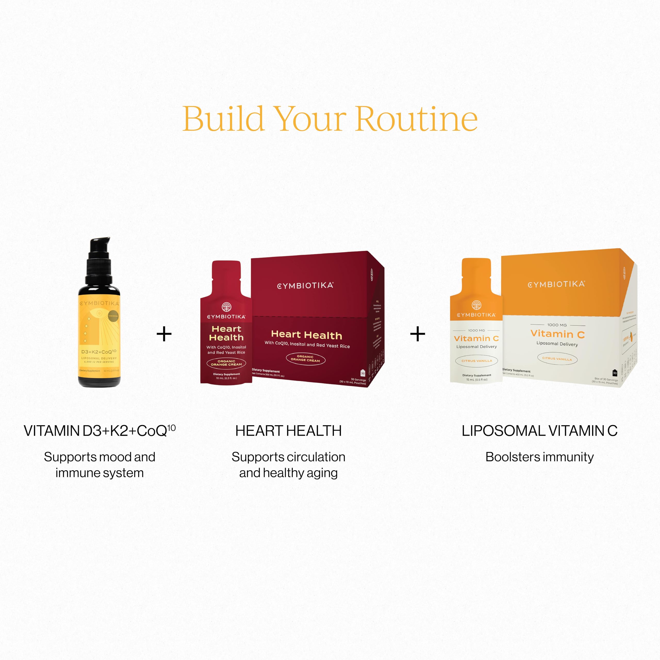 CYMBIOTIKA vegan Tangerine liquid for convenient supplementation.