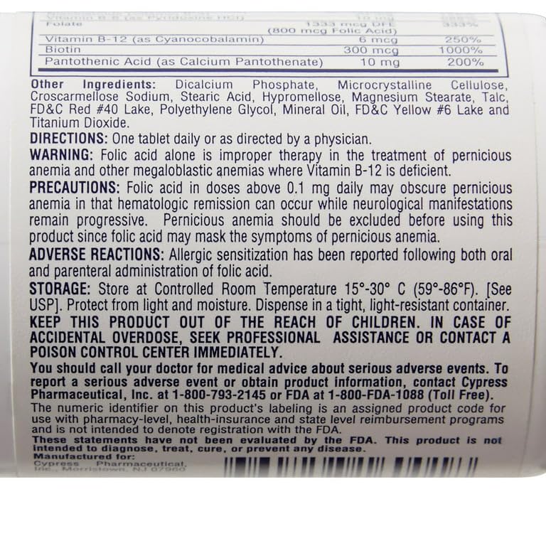 Cypress Rena-Vite pills close-up, small tablets designed for daily intake