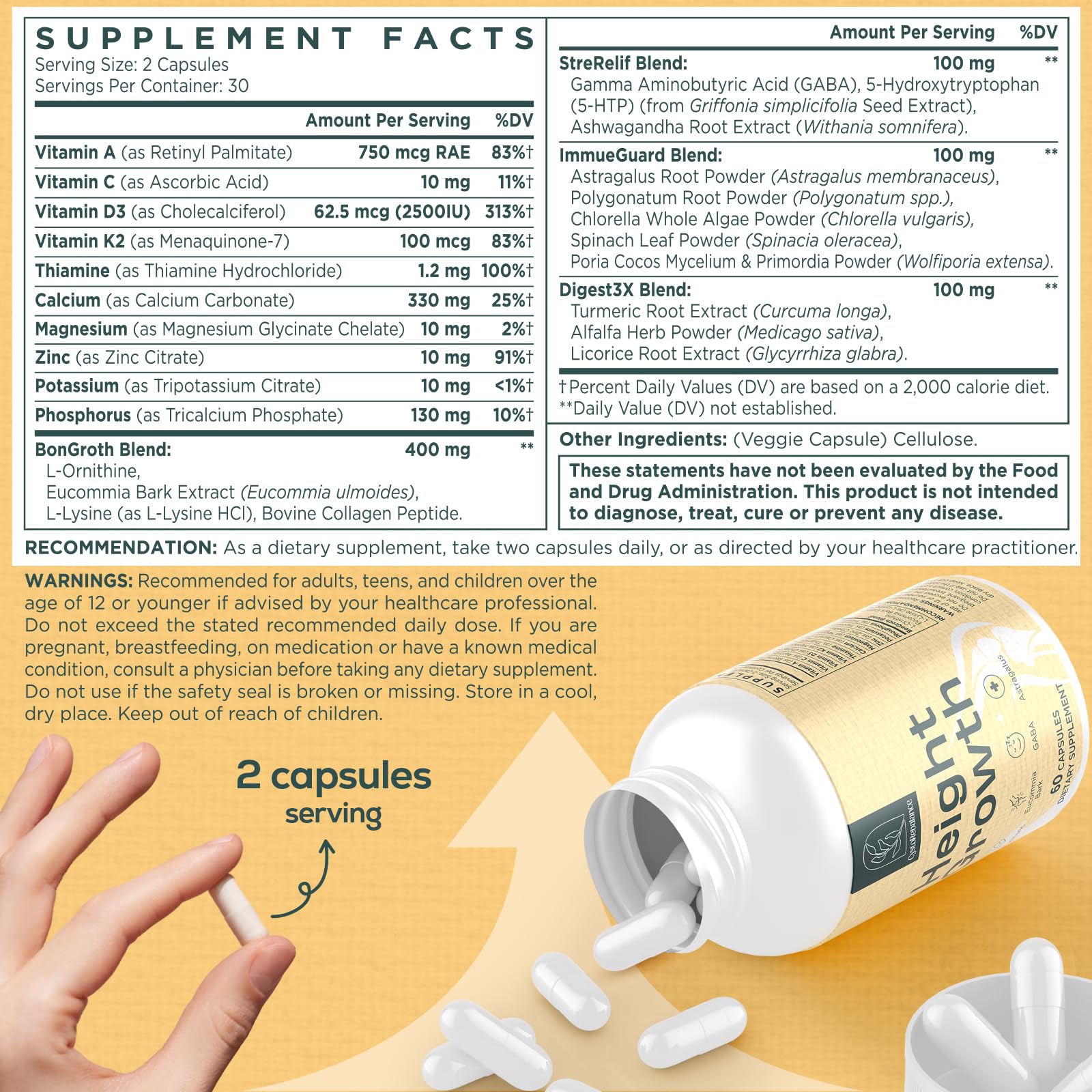 CystoRebalance capsules ready for easy daily intake.