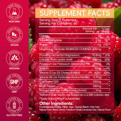 Cytona Magnesium Glycinate Gummies bottle close-up emphasizes essential nutrients for daily vitality