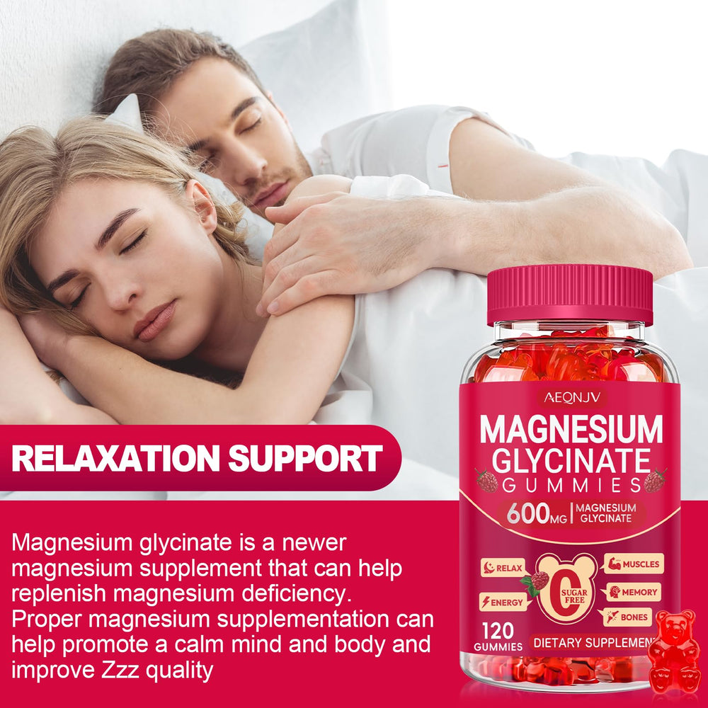 Cytona Magnesium Glycinate Gummies sugar-free claim shown on label