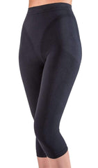 CzSalus Anticellulite Capri Pants front view with compression for a smoother silhouette