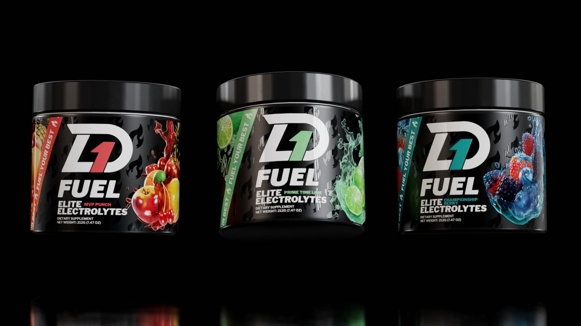 D1 Fuel Elite hydration for young athletes during training sessions.
