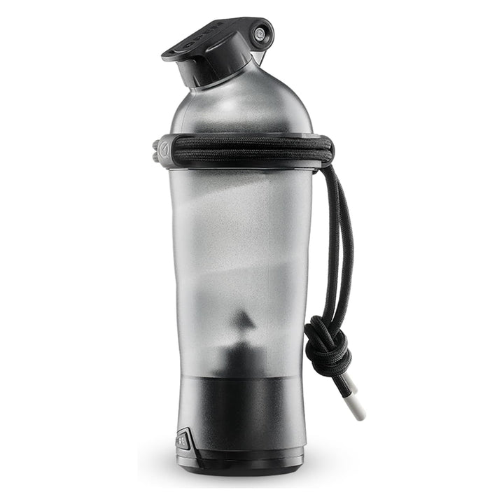 Daasigwaa electric protein shaker bottle front view with strong motor.