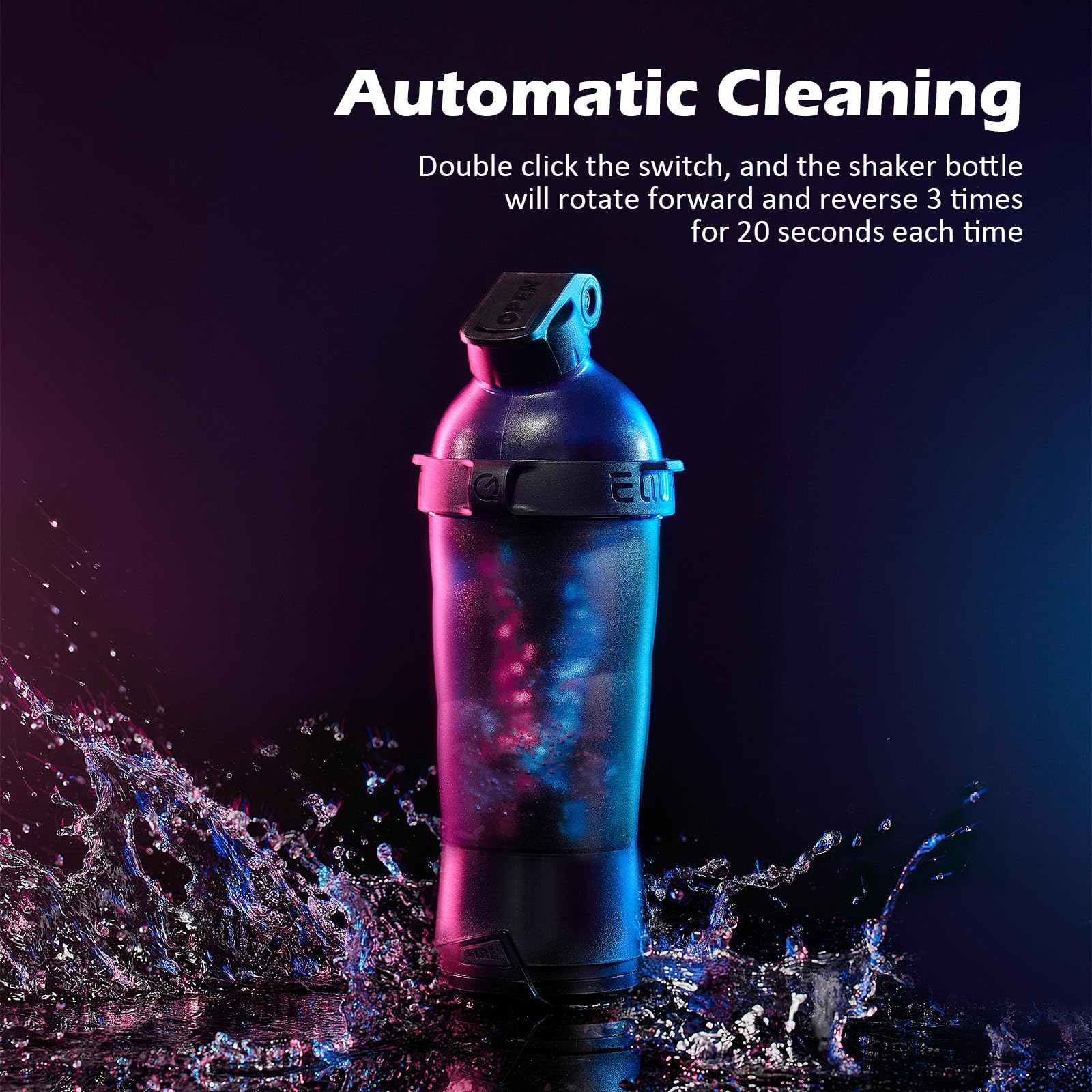 Daasigwaa shaker with LED ambiance lights for stylish workouts.