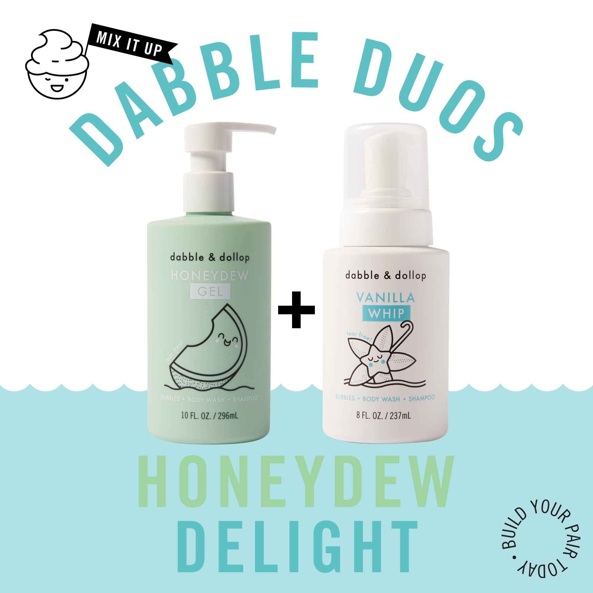 Dabble & Dollop vegan sulfate-free packaging emphasizes clean, eco-conscious care