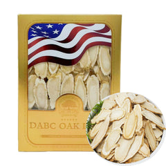 DABC OAK LAND American Ginseng slices in a bottle for easy daily energy.