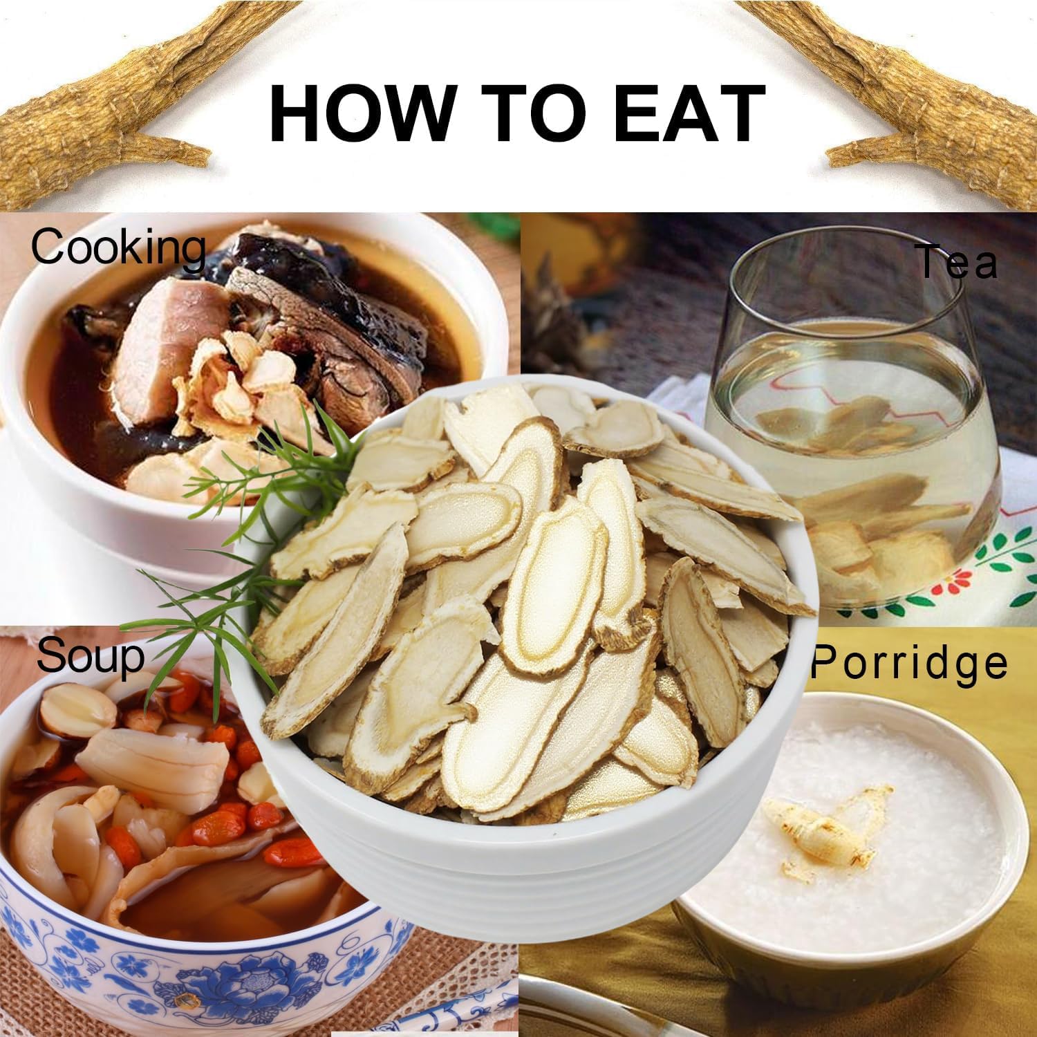 DABC OAK LAND ginseng slices tea infusion demonstrates natural flavor and energy support.