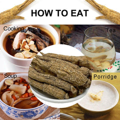 DABC OAK LAND ginseng slices in a soup for savory nutrition.