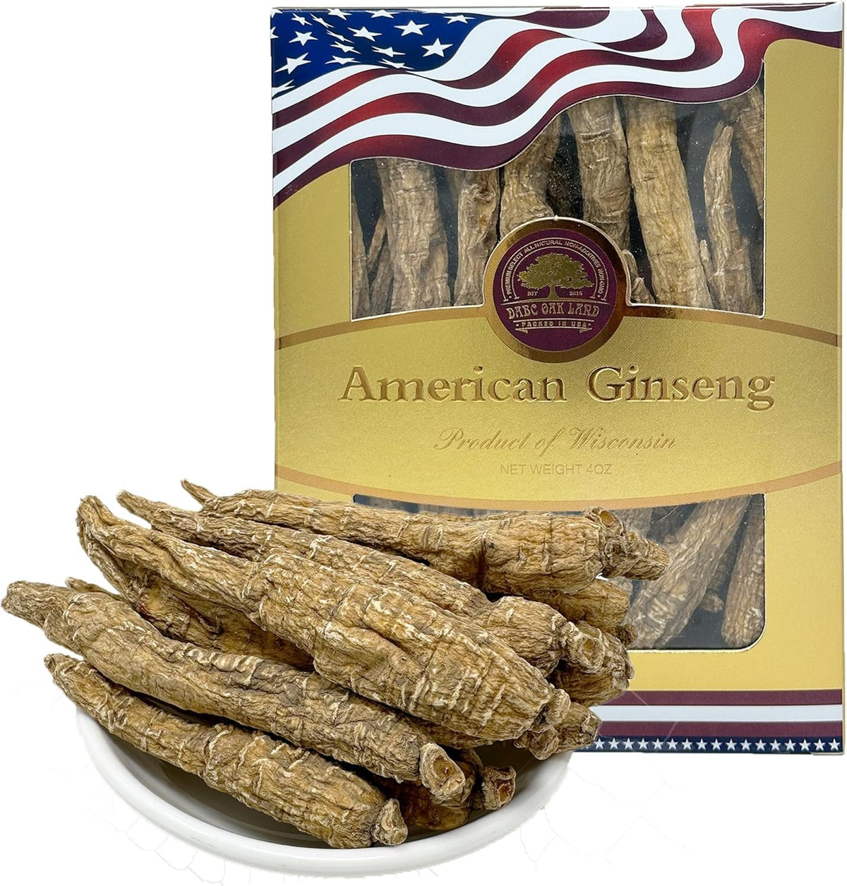 DABC OAK LAND Wisconsin ginseng slices box for easy daily use