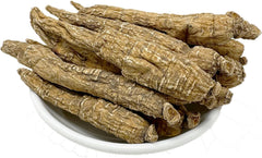 Close-up of Wisconsin ginseng slices showing natural texture for energy support
