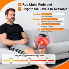 DABLEIBEN knee massager-660nm-850nm-led enables targeted energy delivery.