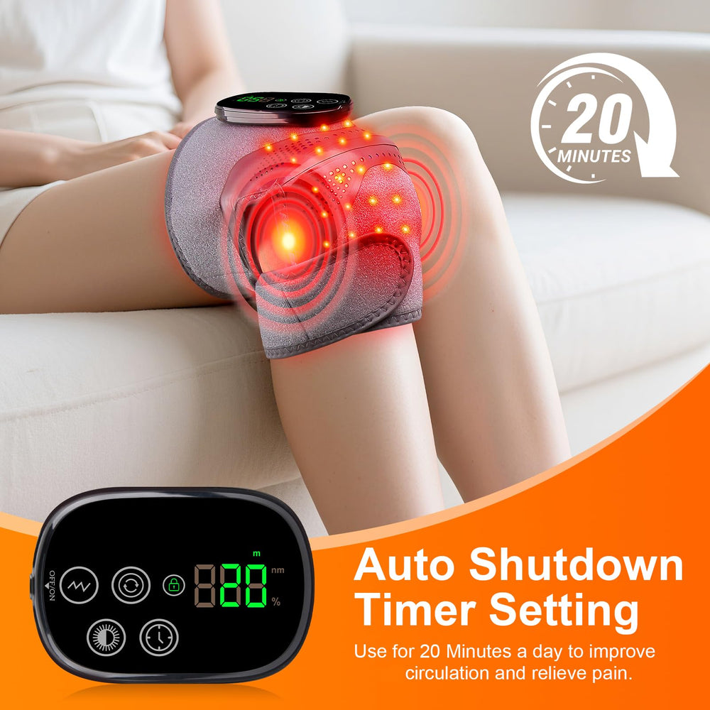 DABLEIBEN knee massager-cordless-portable supports gym, office, or travel use.