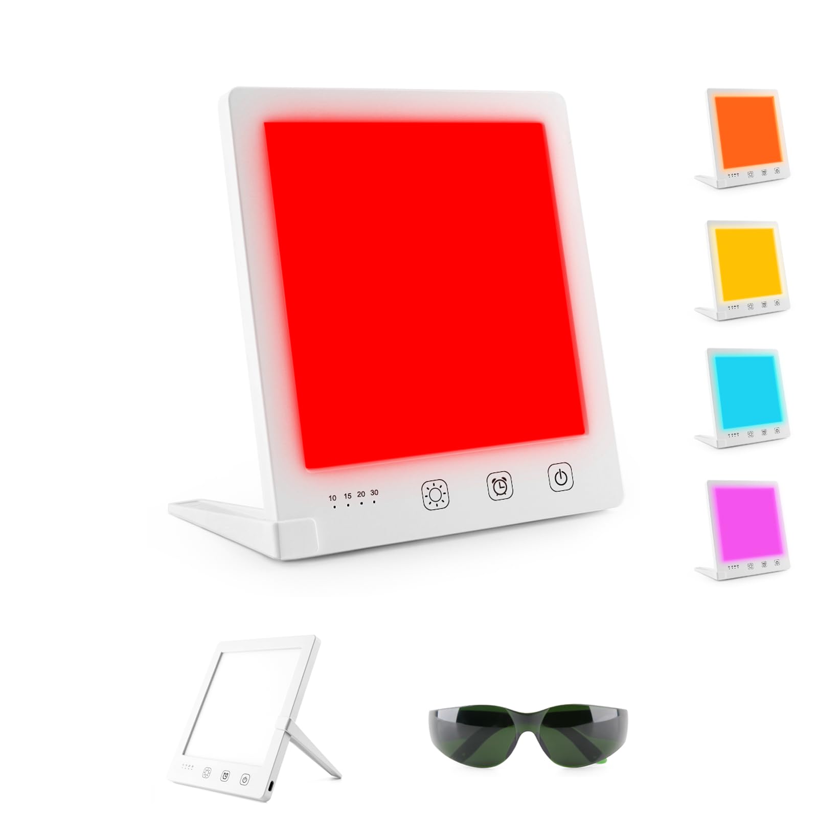 DABLEIBEN red LED therapy lamp on desk for radiant look.