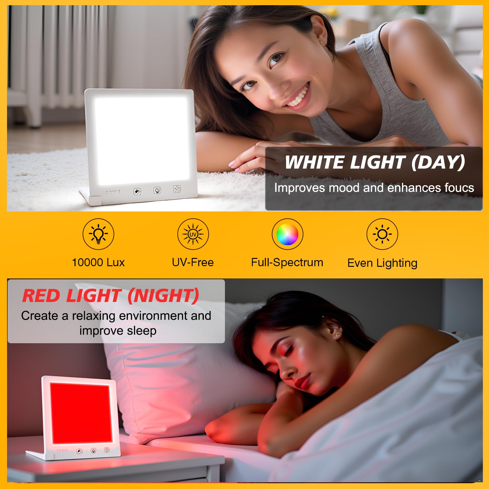 DABLEIBEN lamp control dial for brightness and mode selection.