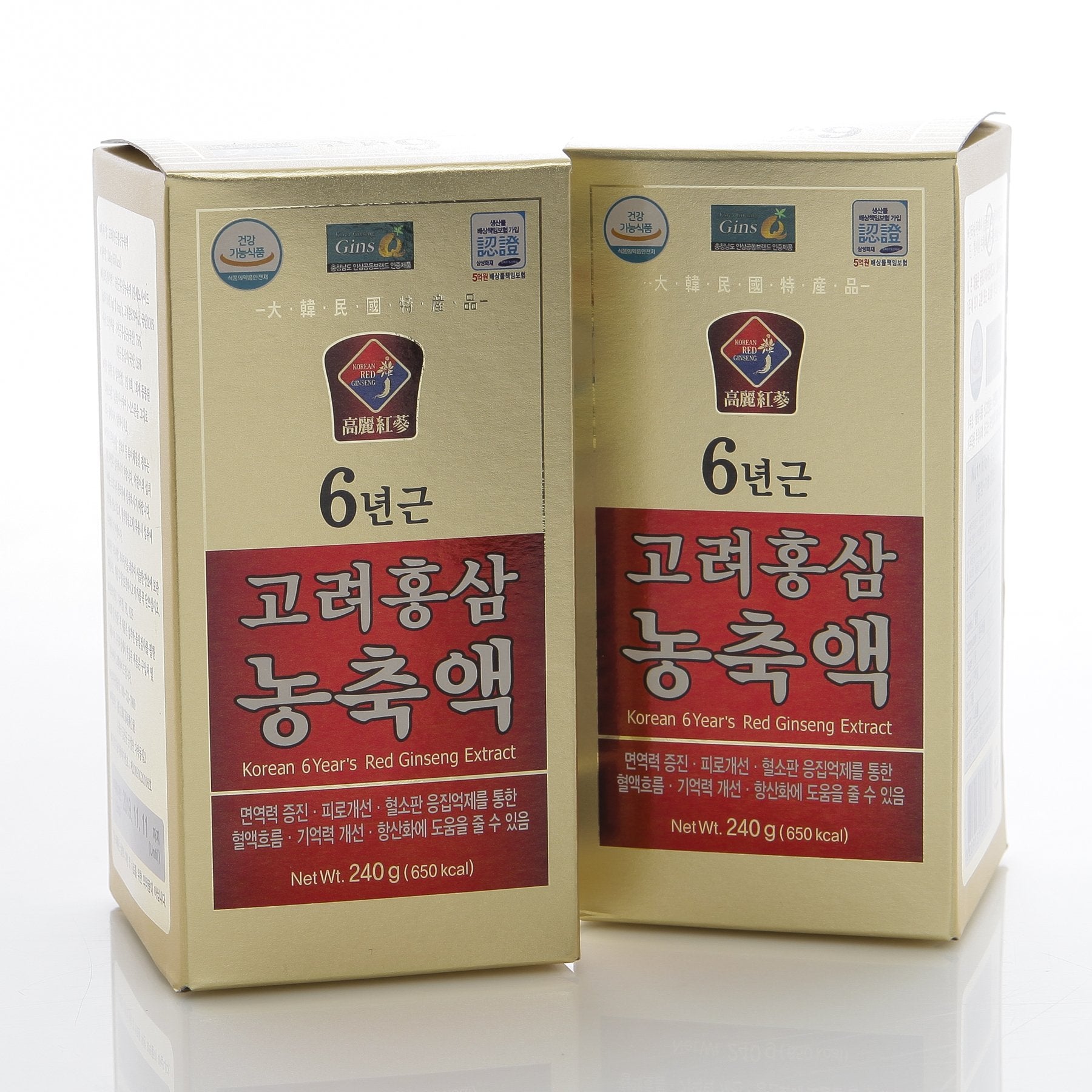 Daehan Red Ginseng expiration date seal highlights long shelf life