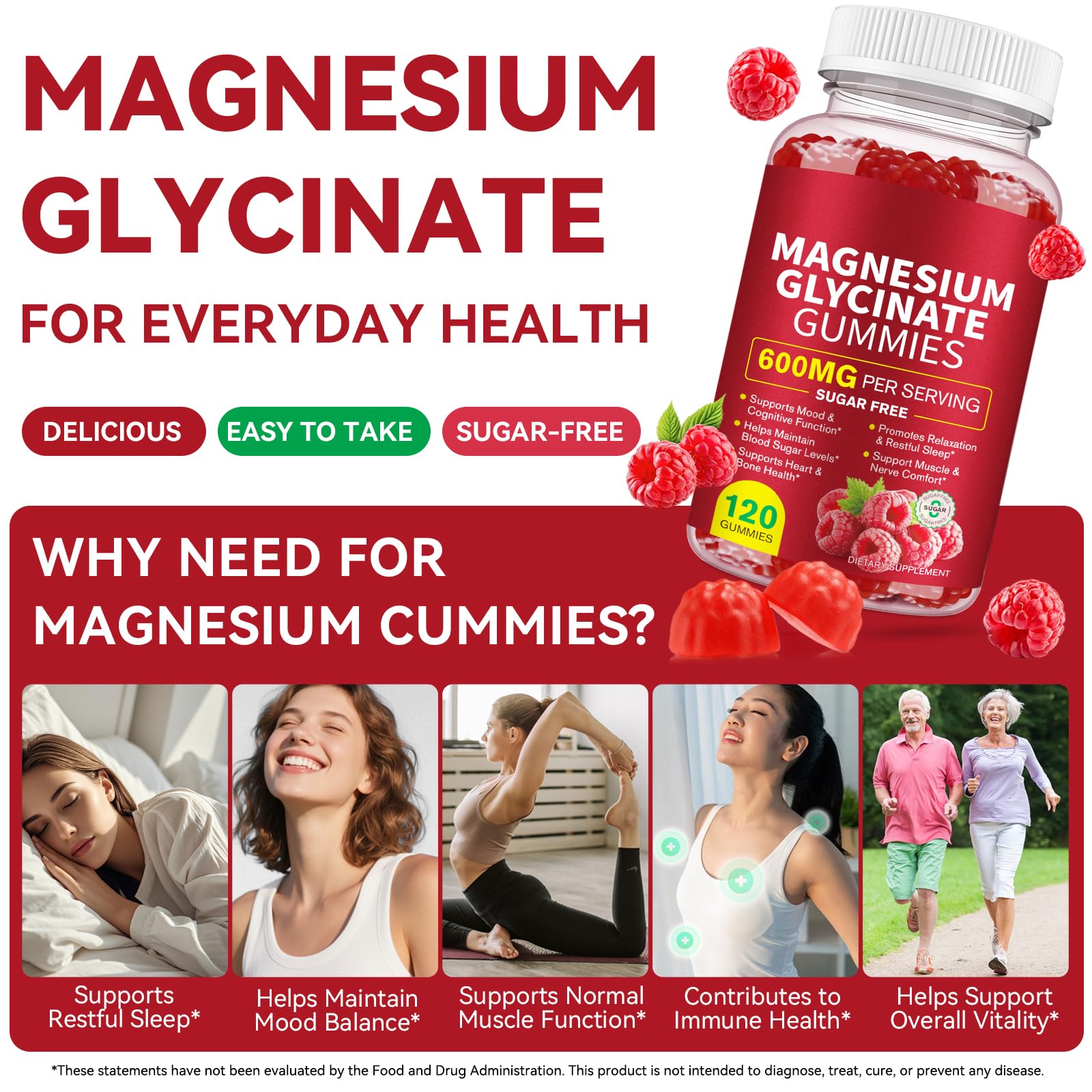 Kid-friendly chewable format ideal for children and adults