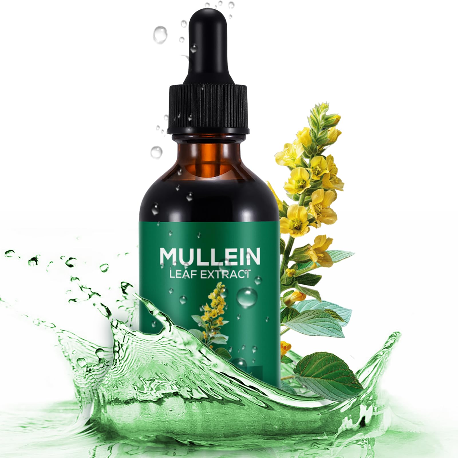 Daiasns Mullein Drops herbal scene suggesting natural care routine
