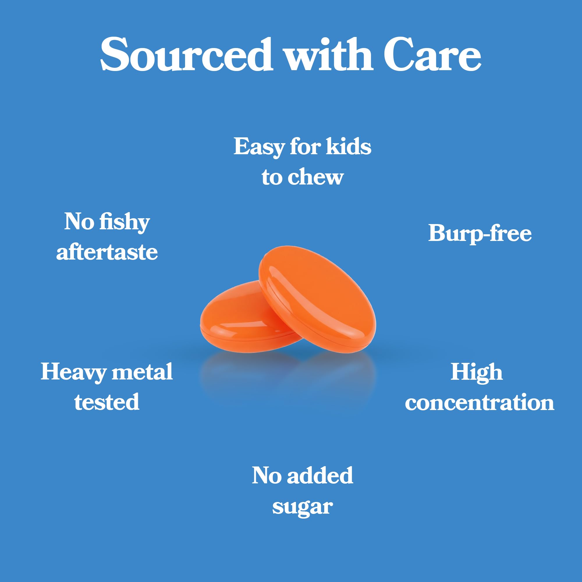 DAIKEN Kids Omega-3 gummies in a lunchbox suitable packaging for school days.