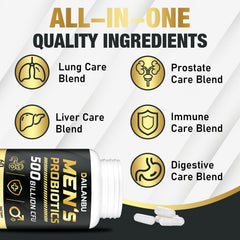 Dailanbu Probiotics for Men organic blend with turmeric and berries may support digestion