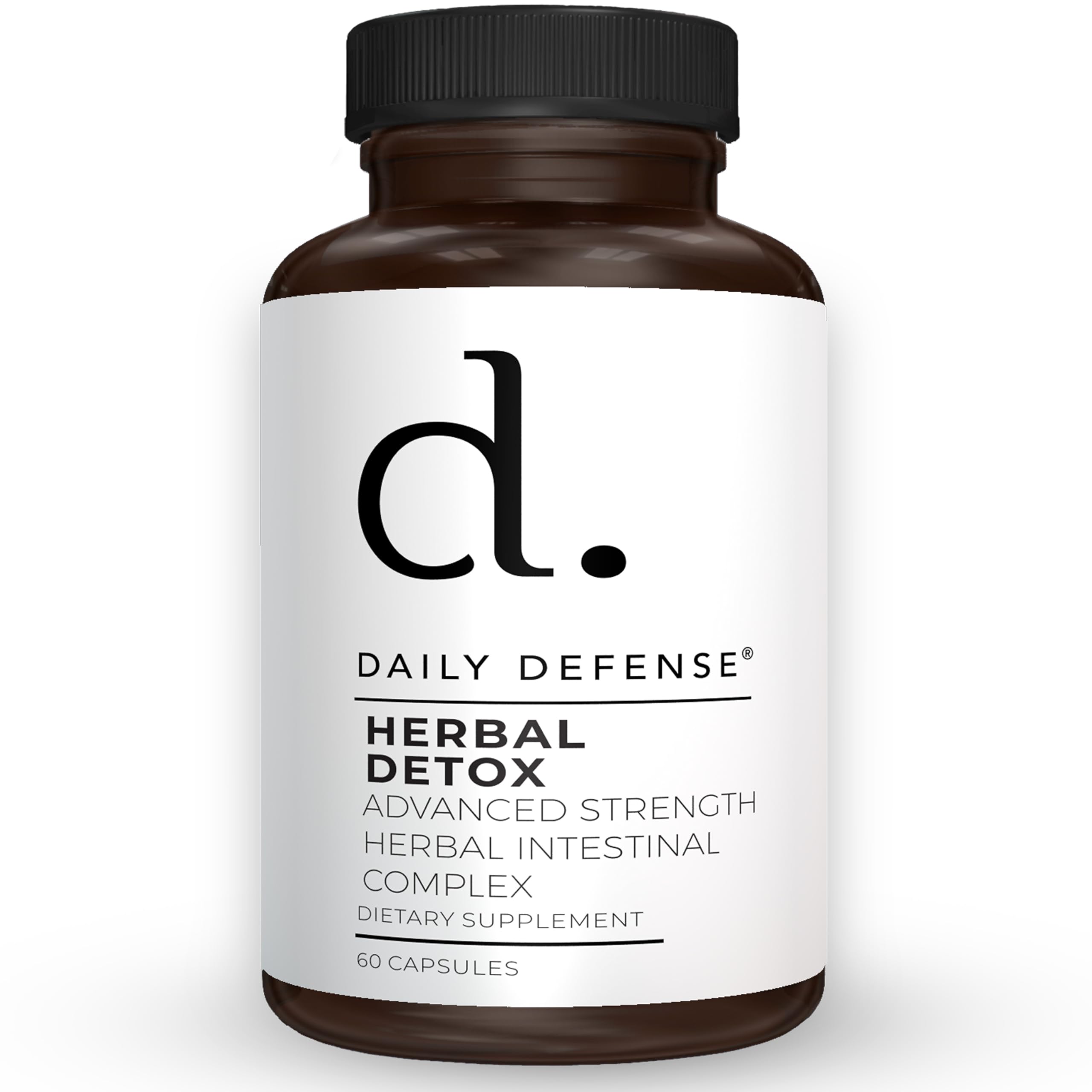 Daily Defense Herbal Detox bottle front for a simple daily wellness routine