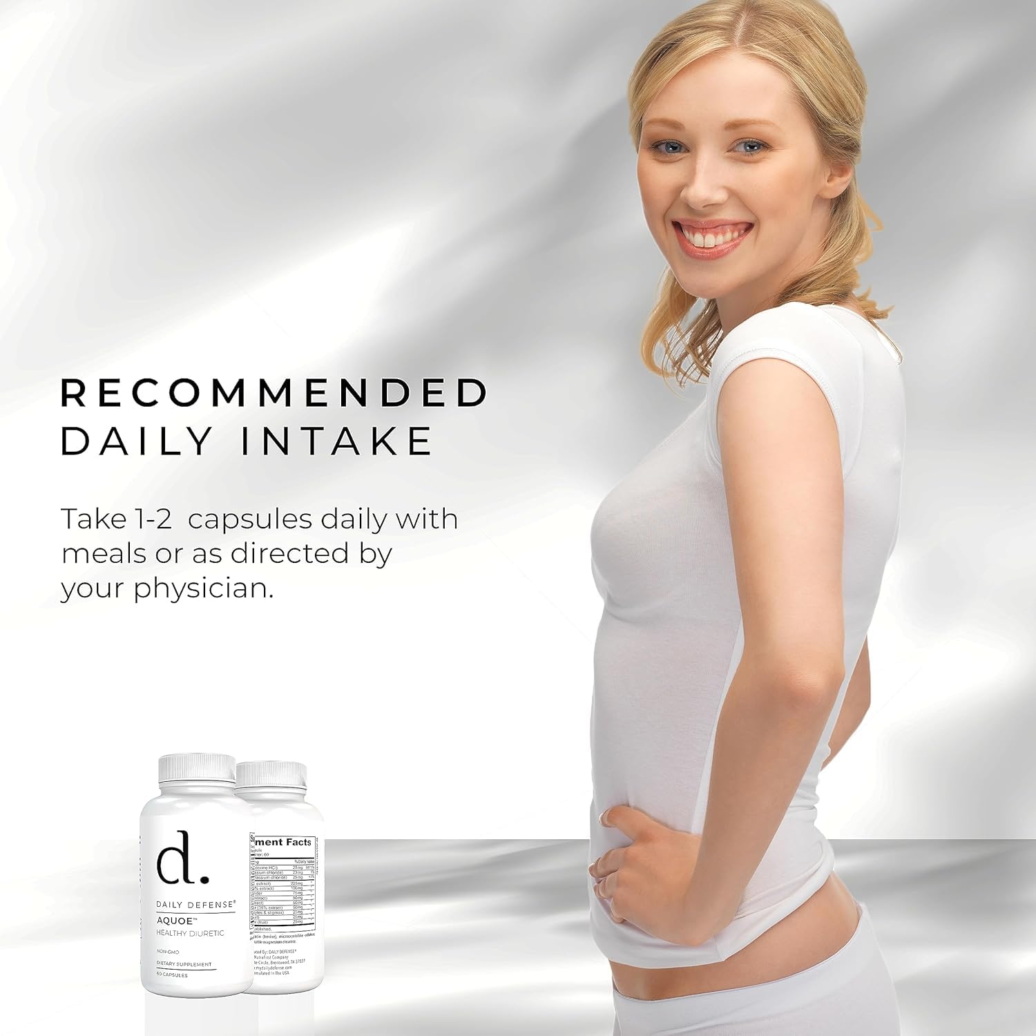 Daily Defense label emphasizes natural herbs and plant-based wellness.