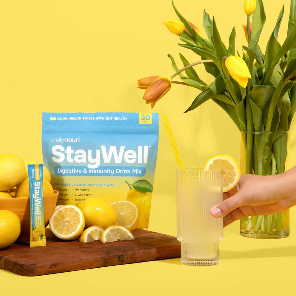 Daily Nouri StayWell daily health routine image suggesting vitality.