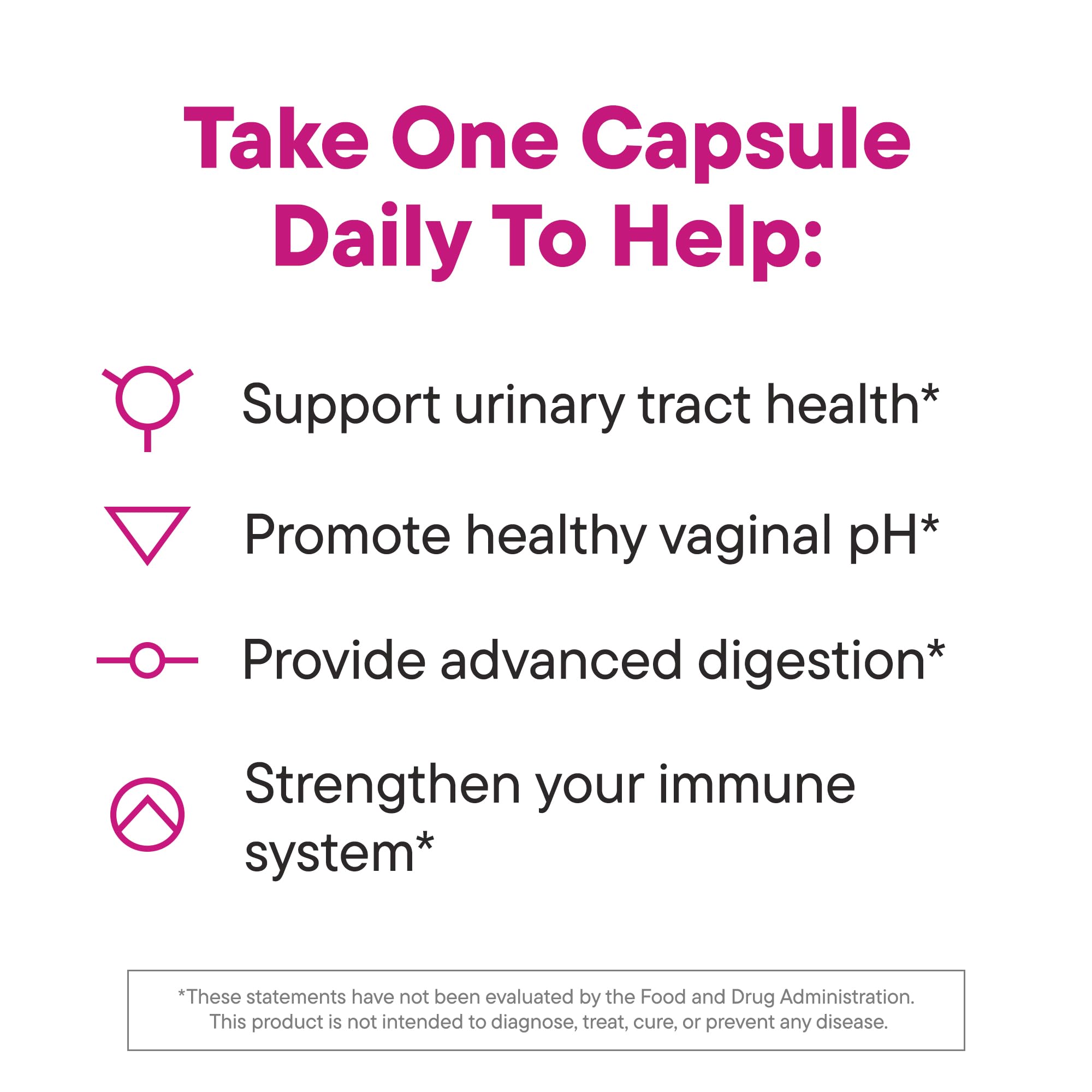 Daily Nouri Cranberry powder illustration emphasizes antioxidant ingredient for urinary support.