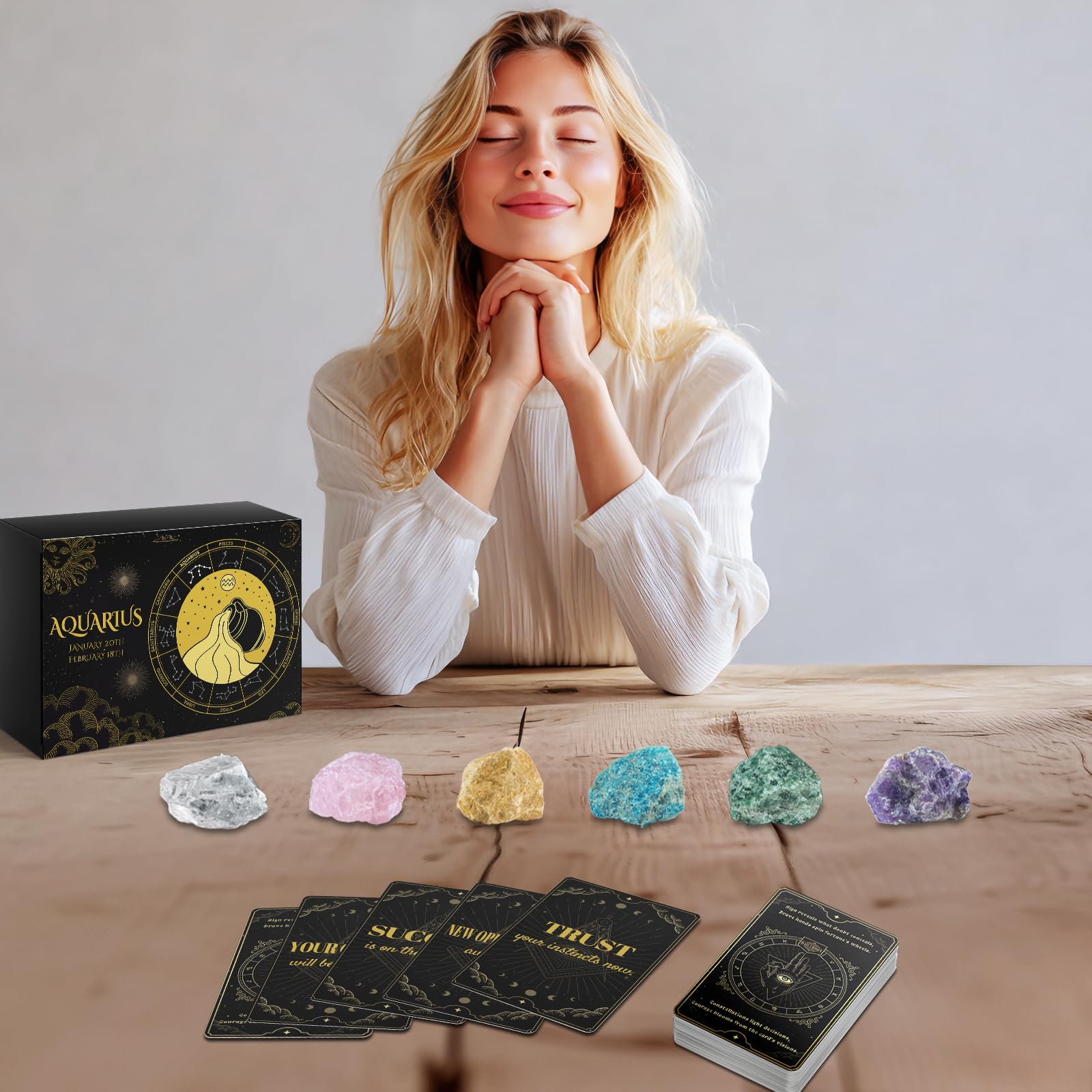 DailyMoon crystal insights guidebook reveals traditional stone associations.