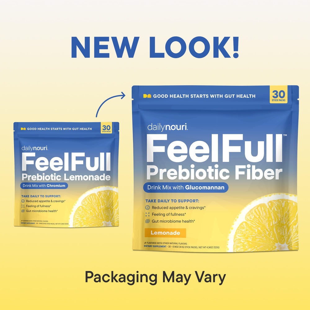 Daily Nouri FeelFull made in USA label highlights quality ingredients