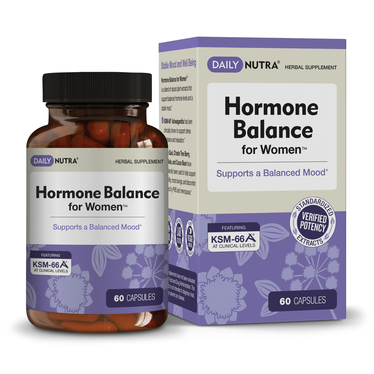 DailyNutra Hormone Balance: dong quai capsules for balanced mood support.