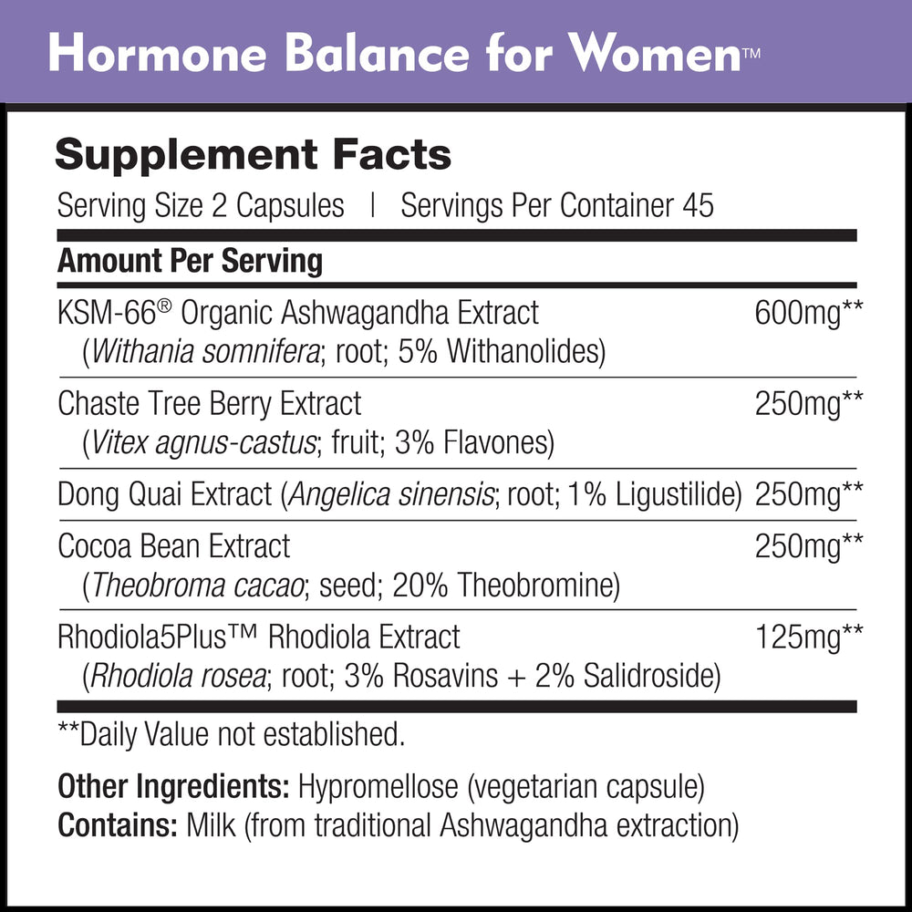 DailyNutra Dong Quai extract component of Hormone Balance formula.