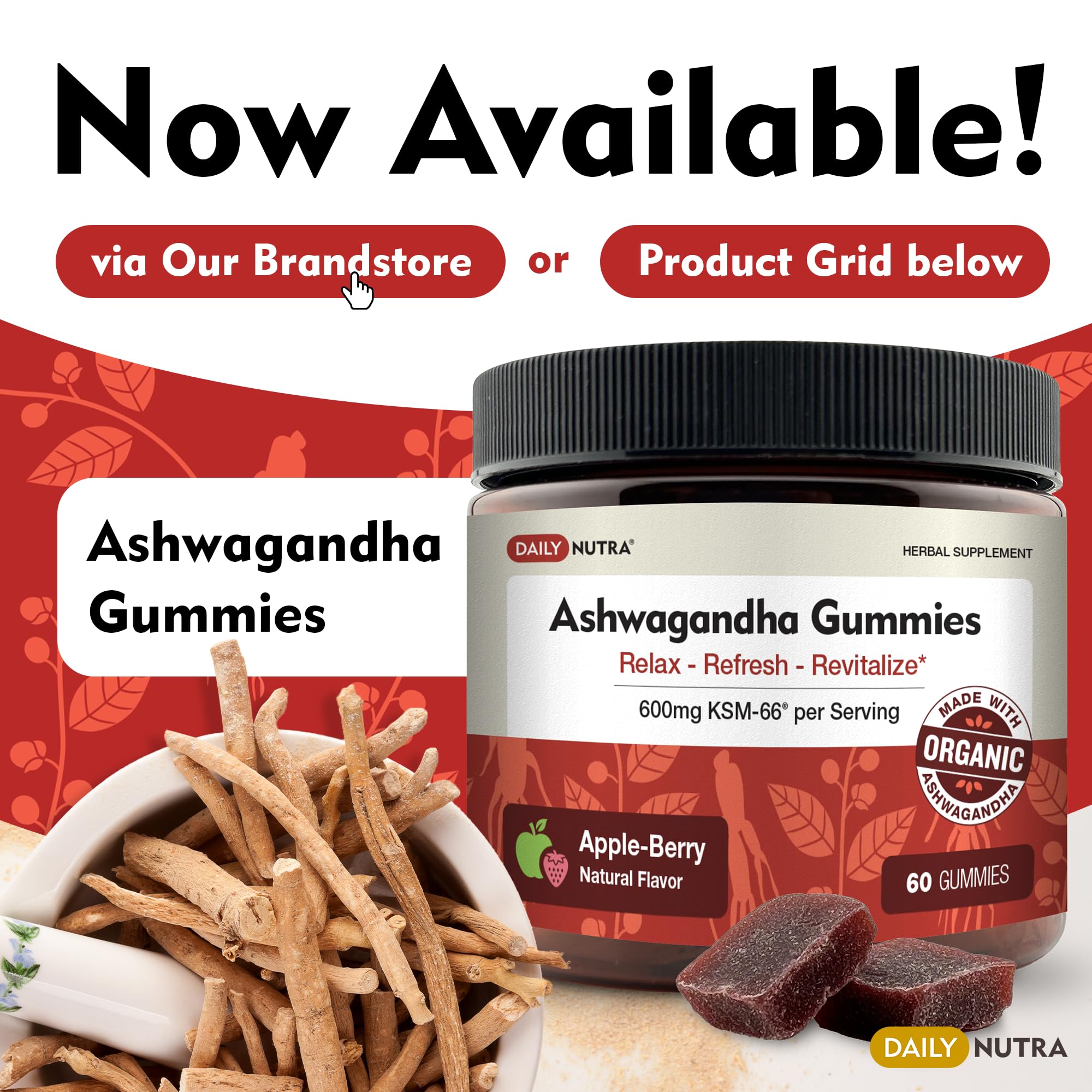USA-made stamp on DailyNutra KSM-66 Ashwagandha packaging.