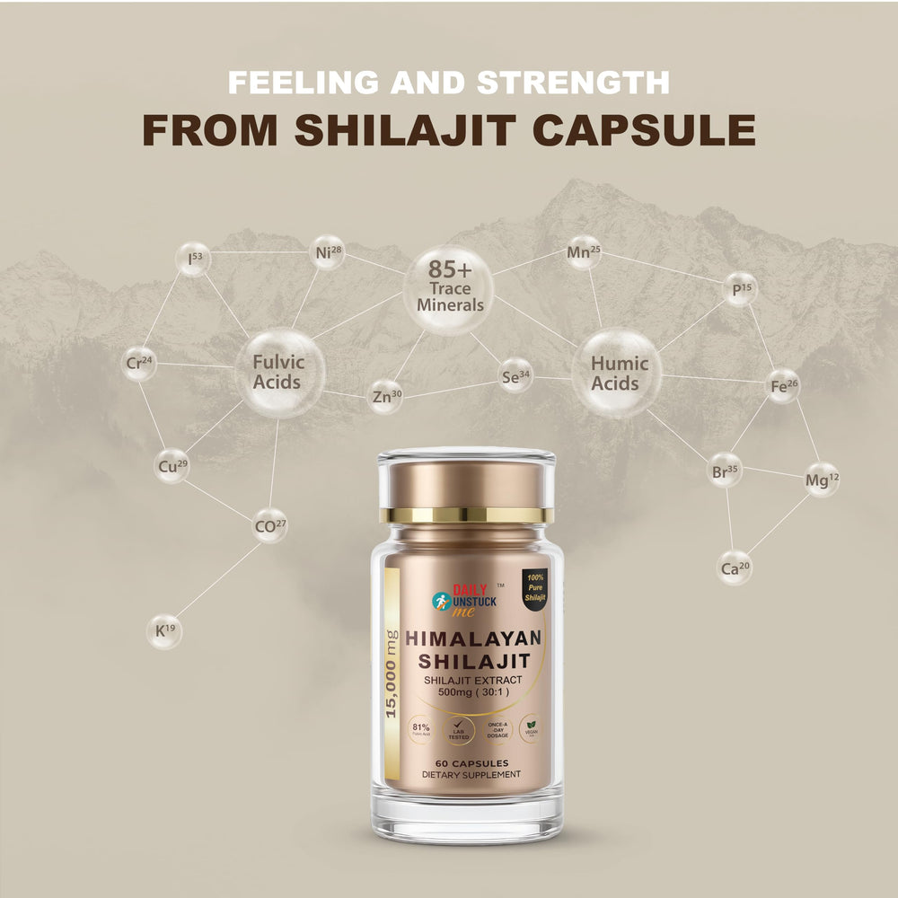Daily Unstuck Me energy-boost capsule ready for daily use.