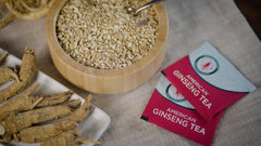 Dairyland American Ginseng Tea Bags with lemon for a bright flavor.