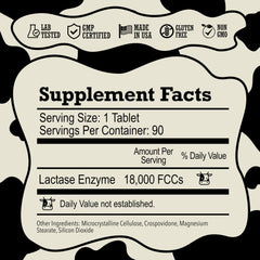 DairyPill pills close-up, easy-to-swallow capsules for meals