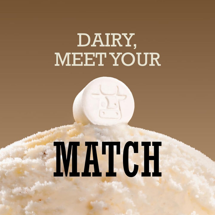 DairyPill portable packaging shows convenient on-pocket access.