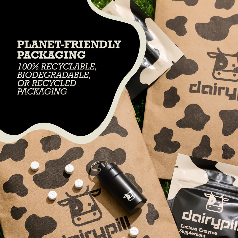 DairyPill portable keychain-ready bottle for travel