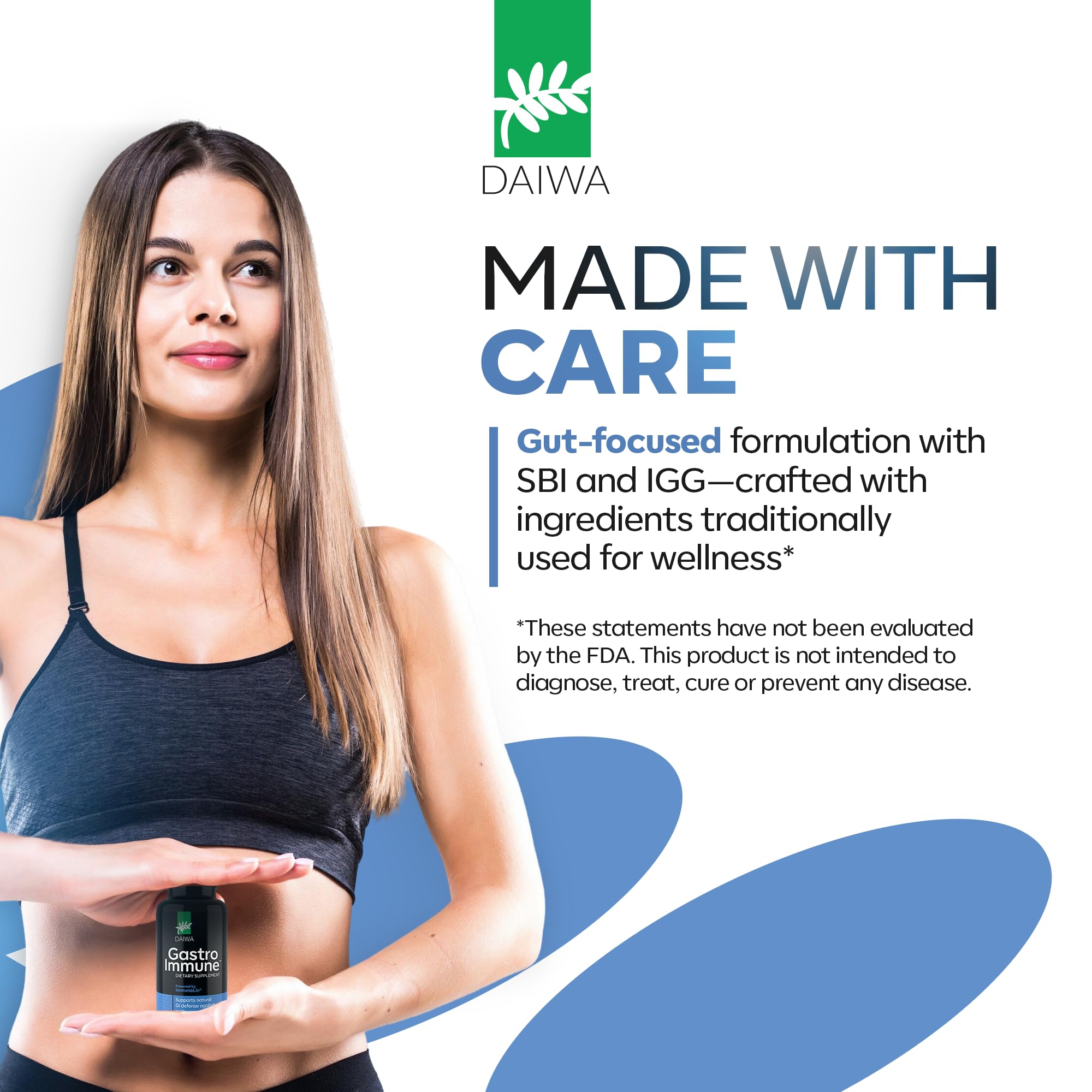 Daiwa GastroImmune lifestyle scene showing easy integration into a wellness routine