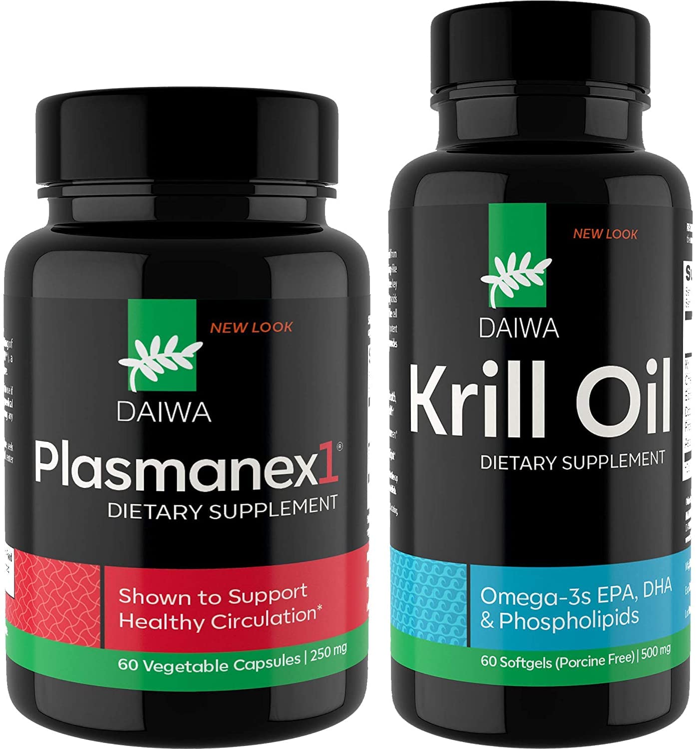 Daiwa Plasmanex 1 capsule closeup for easy daily circulation support.